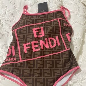 Fendi swimsuit monogram